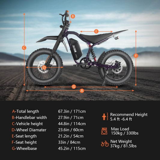 MOYDAR Jecham 1500W QL100 Electric Bicycle