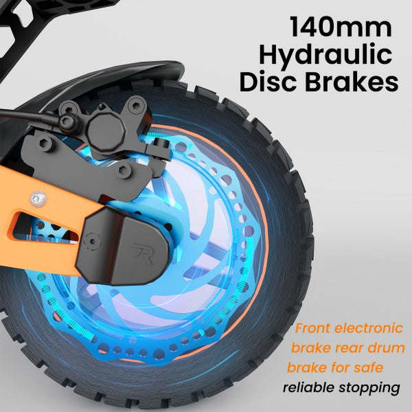 140mm Hydraulic Disc Brakes