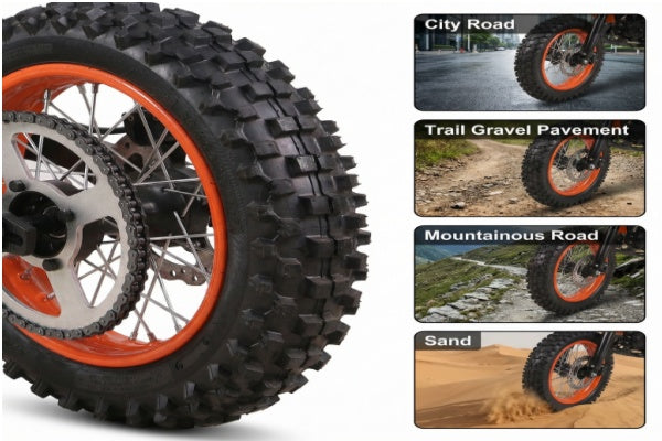 14"/12" Puncture-Resistant All-Terrain Tires for Vito M01